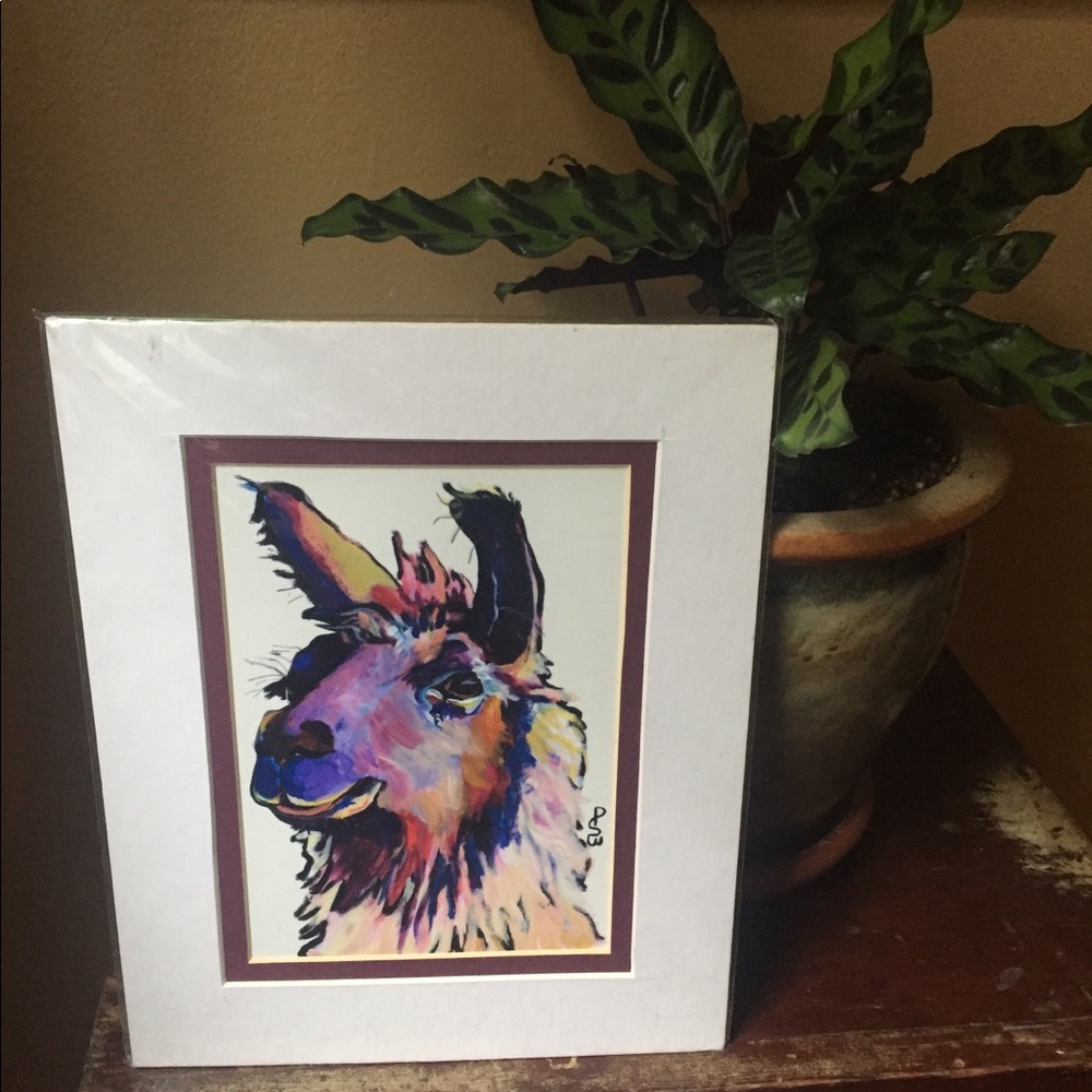 Llama Reproduction art